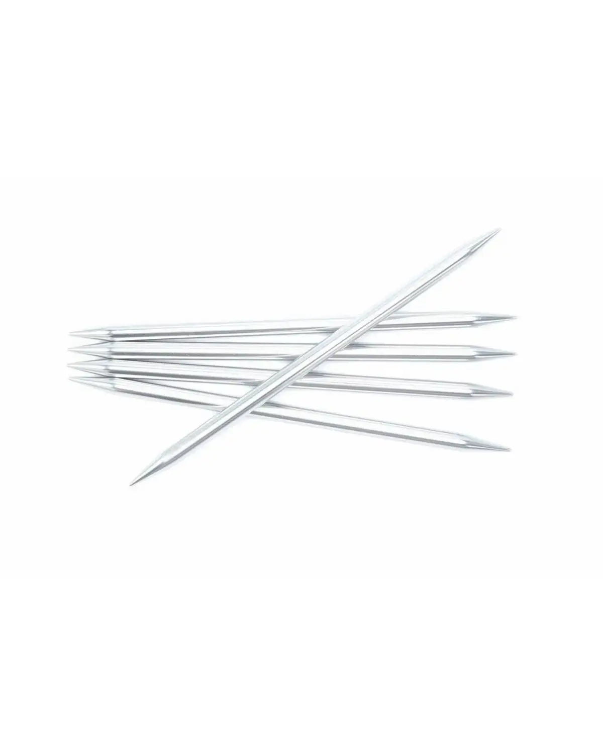 Silver Aluminium strømpepinner - 8 mm x  20 cm