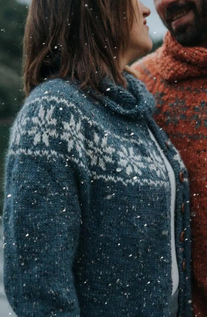 Stjernejakke Voksen, Blå