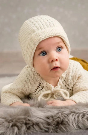 Stork Jakke & Lue, Hvit