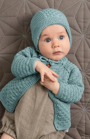 Stork Jakke og Lue, Støvet Denim