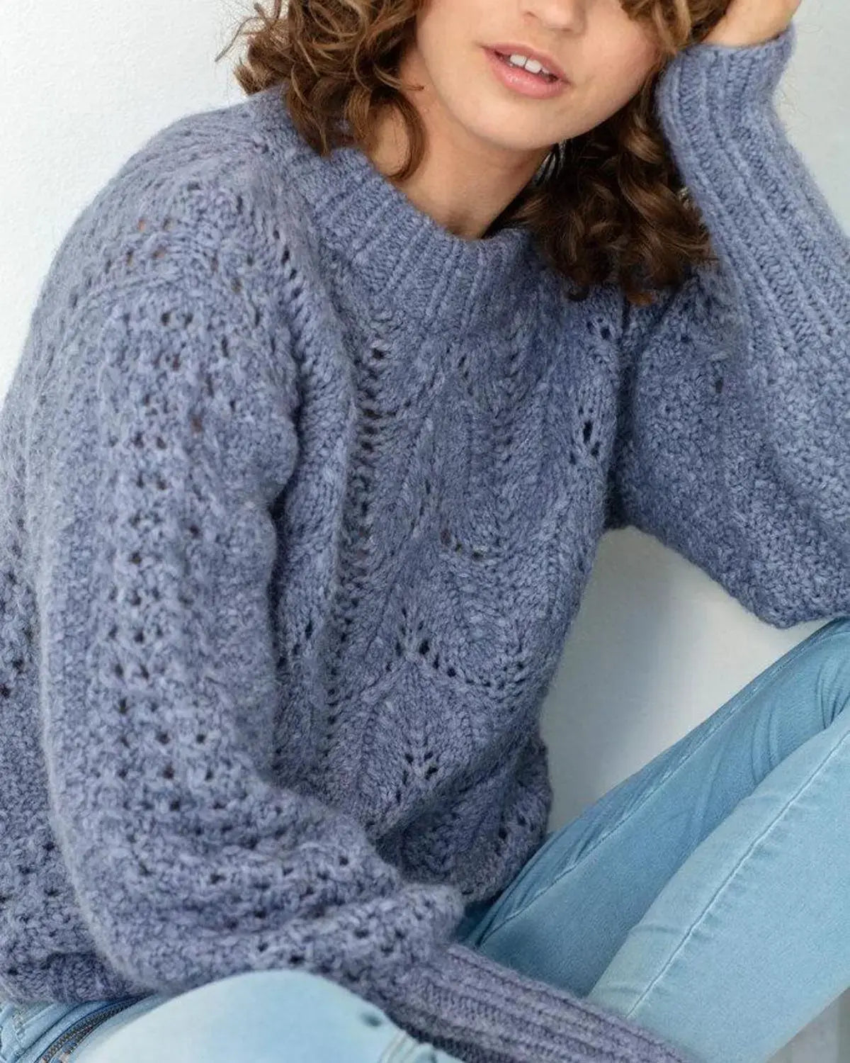 Alsa Genser, Lys Denim
