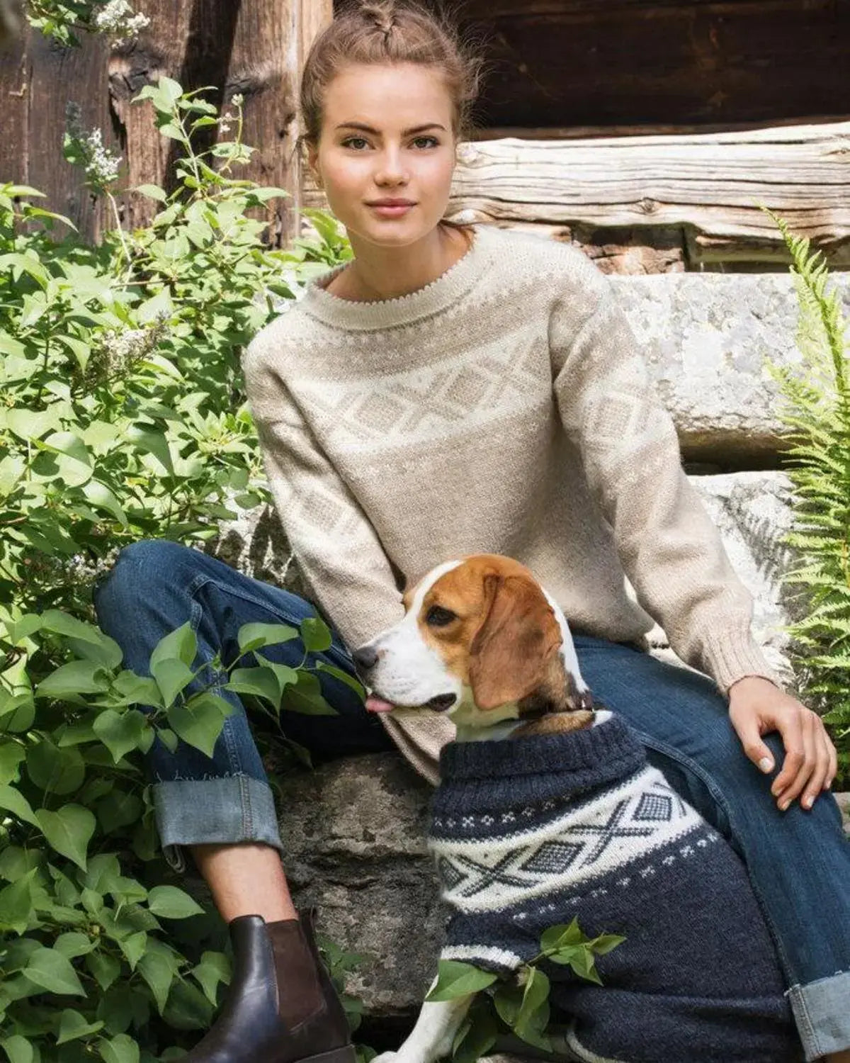 Cortina Hundegenser, Indigo Melert