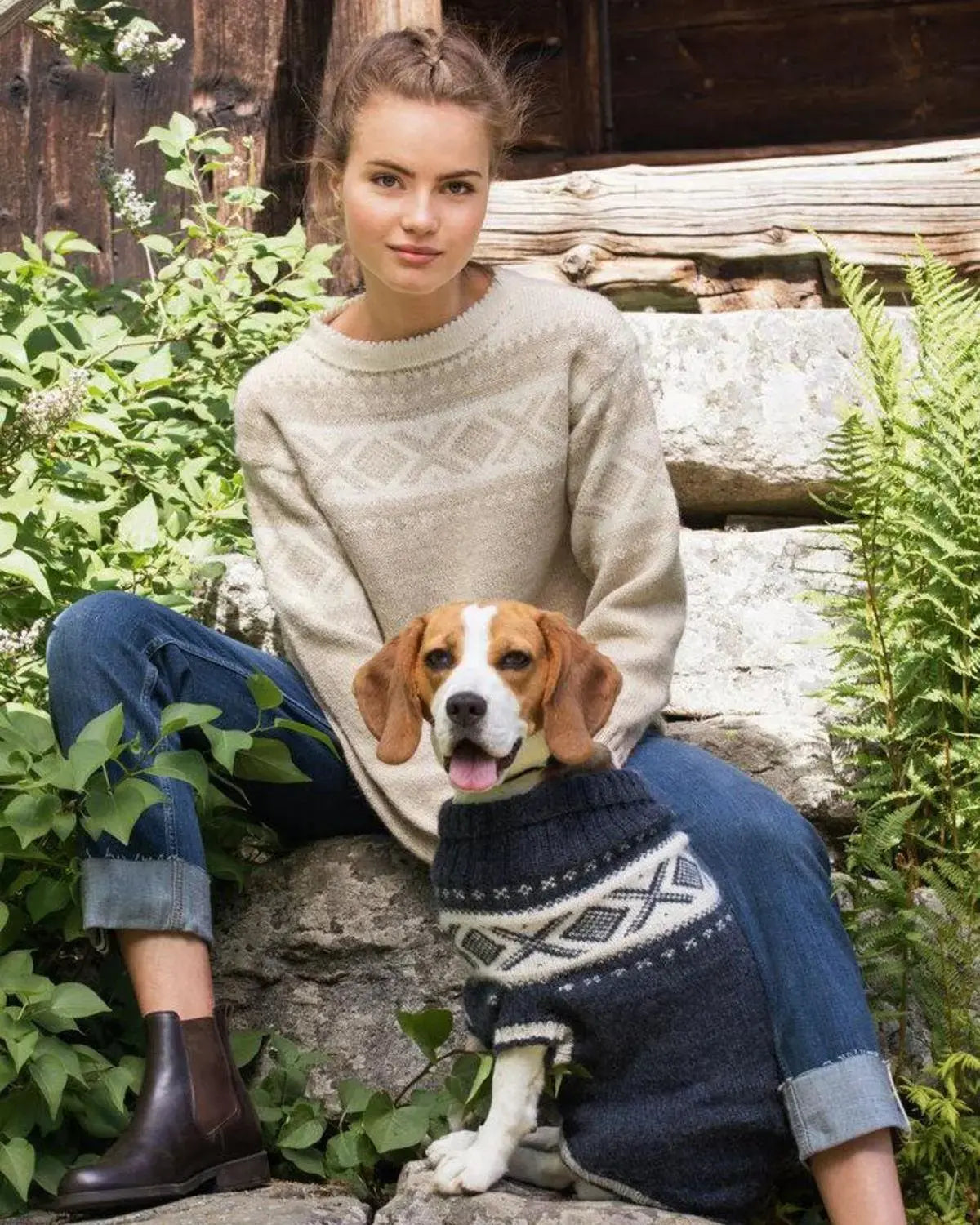 Cortina Hundegenser, Indigo Melert