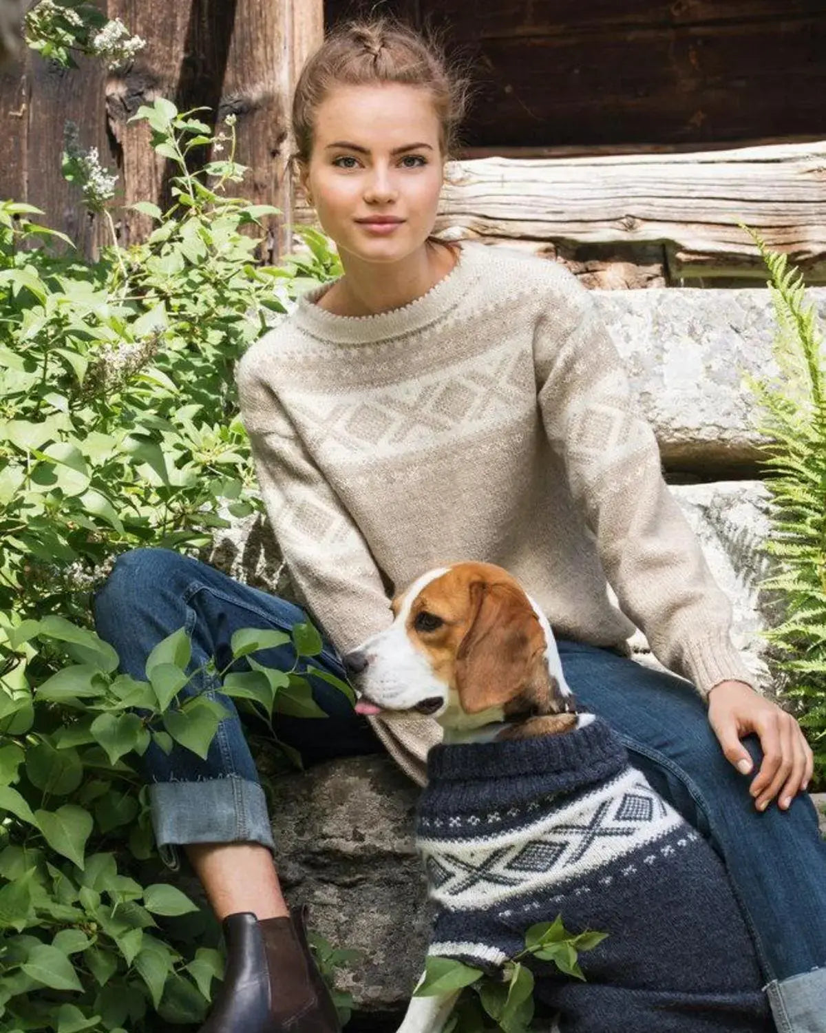 Cortina Hundegenser, Indigo Melert