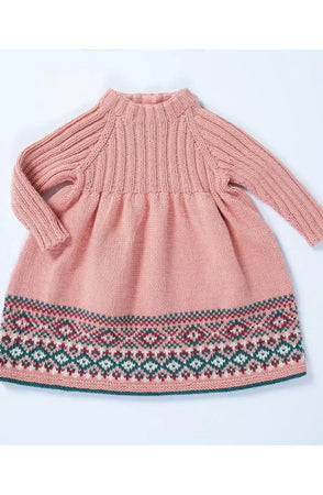 Kaisa Kjole med Langt Erme, Pudderrosa