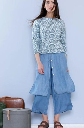 Kongsemne Genser, Blå