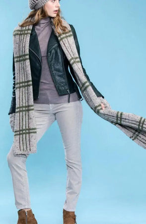 Shannon Tweedskjerf, Grå og Beige