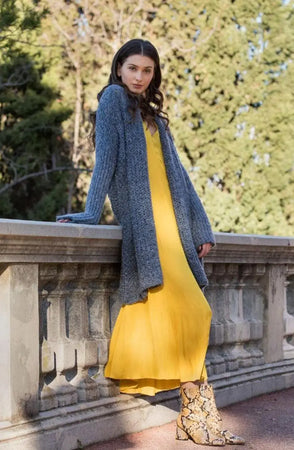 Tabriz Kardigan, Blå